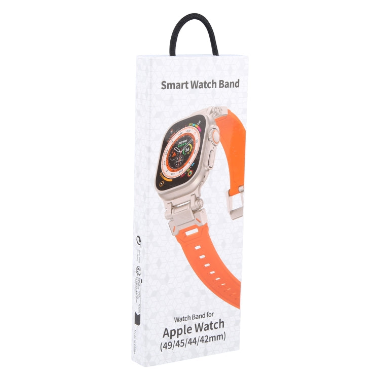 For Apple Watch 42mm Explorer TPU Watch Band(Black Blue) - free shipping - PMC TechLife - Order now!