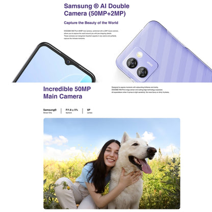 DOOGEE N50 Pro, 8GB+256GB, Side Fingerprint, 6.52 inch Android 13 Spreadtrum T606 Octa Core 1.6GHz, Network: 4G, OTG(Purple) - DOOGEE by DOOGEE | Online Shopping South Africa | PMC Jewellery | Buy Now Pay Later Mobicred