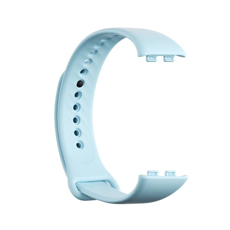 For Honor Band 9 Black Buckle TPU Watch Band(Light Blue) - Watch Bands by PMC TechLife | Online Shopping South Africa | PMC TechLife