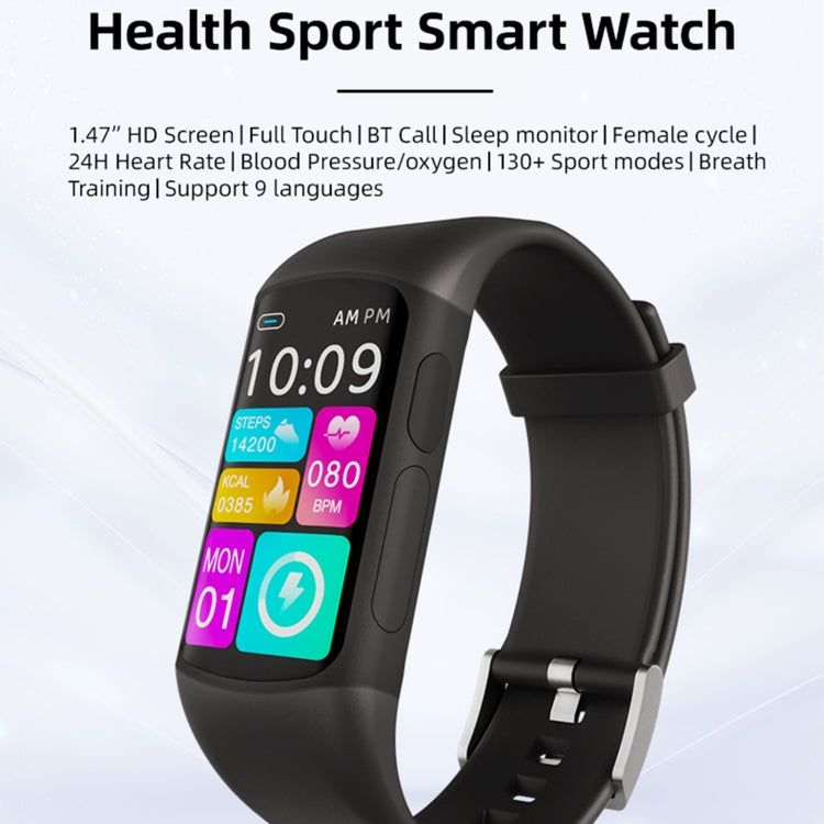 Spovan H7 BT5.3 IP67 1.47 inch Smart Sport Watch, Support Bluetooth Call / Sleep / Blood Oxygen / Heart Rate / Blood Pressure Health Monitor(Orange) - Smart Watches by SPOVAN | Online Shopping South Africa | PMC Jewellery | Buy Now Pay Later Mobicred