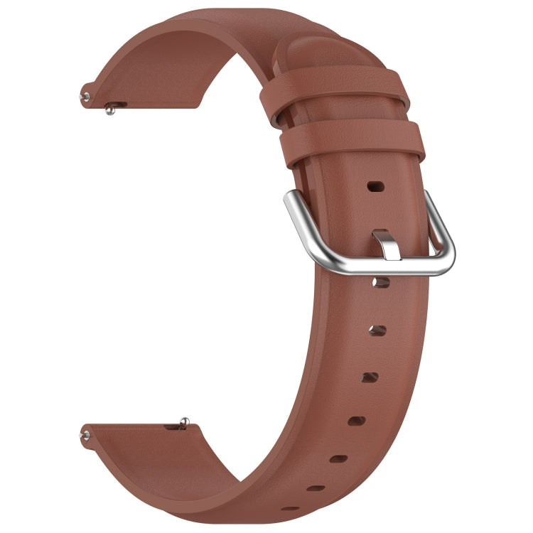 For CMF Watch Pro D395 / Watch Pro 2 22mm Round Tail Genuine Leather Watch Band(Brown) - Watch Bands by PMC TechLife | Online Shopping South Africa | PMC TechLife | Buy Now Pay Later Mobicred