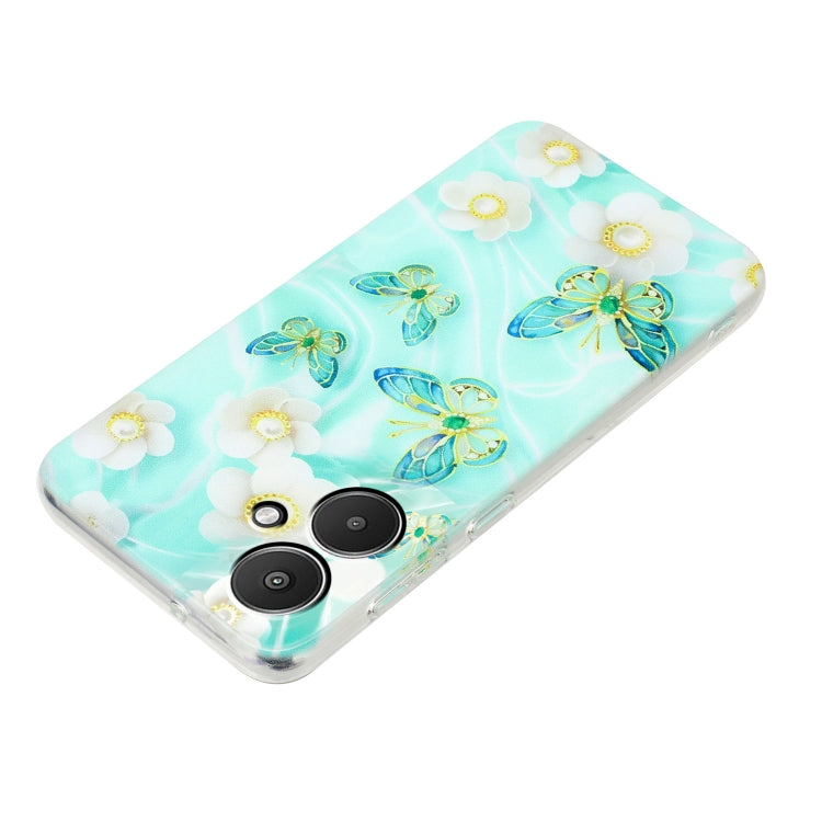 For Xiaomi Redmi 13C 4G Colorful Painting Pattern TPU Phone Case(Butterflies) - 13C Cases by PMC Jewellery | Online Shopping South Africa | PMC Jewellery