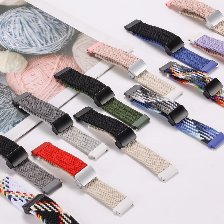 20mm Two-color Magnetic Braided Nylon Watch Band(Colorful Denim) - free shipping - PMC TechLife - Order now!