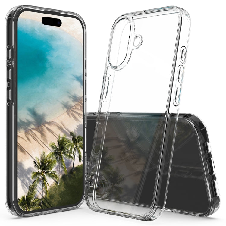 For iPhone 16 Scratchproof Acrylic TPU Phone Case(Transparent) - iPhone 16 Cases by PMC TechLife | Online Shopping South Africa | PMC TechLife | Buy Now Pay Later Mobicred