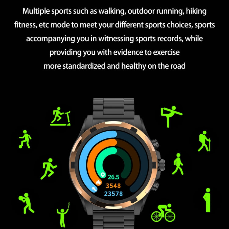 LEMFO HK98 1.43 inch BT5.3 Fitness Sport Smart Watch, Support Bluetooth Call / Sleep / Blood Oxygen / Heart Rate / Blood Pressure Health Monitor(Black) - Smart Watches by LEMFO | Online Shopping South Africa | PMC Jewellery | Buy Now Pay Later Mobicred