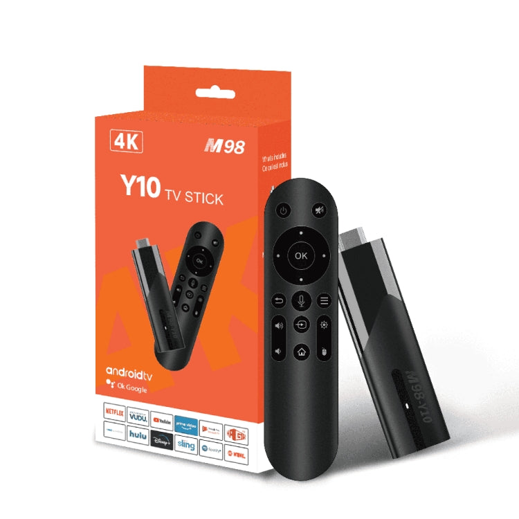 M98-Y10 Allwinner H618 Quad-Core ARM Cortex A53 6K HD Android TV Stick, RAM:2GB+16GB(US Plug) - Android TV Sticks by PMC Jewellery | Online Shopping South Africa | PMC Jewellery | Buy Now Pay Later Mobicred