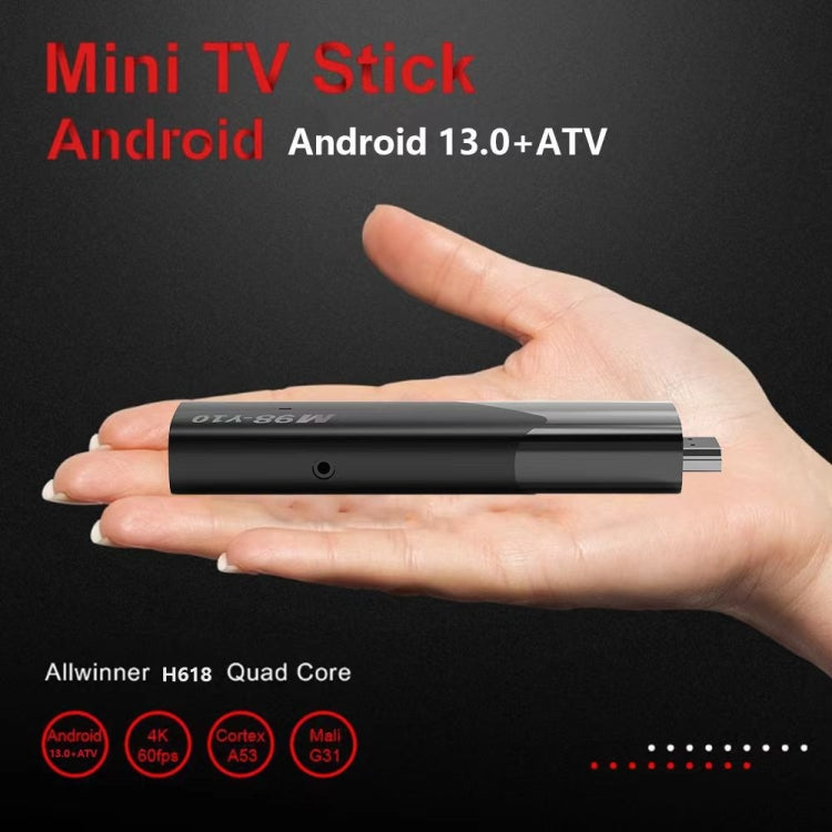 M98-Y10 Allwinner H618 Quad-Core ARM Cortex A53 6K HD Android TV Stick, RAM:2GB+16GB(AU Plug) - Android TV Sticks by PMC Jewellery | Online Shopping South Africa | PMC Jewellery | Buy Now Pay Later Mobicred