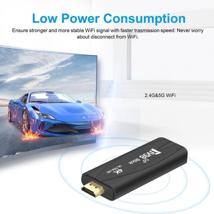 TV98 Rockchip 3228A Quad Core 4K HD Bluetooth Android TV Stick, RAM:4GB+32GB(EU Plug) - Android TV Sticks by PMC TechLife | Online Shopping South Africa | PMC TechLife | Buy Now Pay Later Mobicred