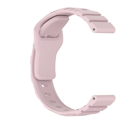 18mm Armor Silicone Watch Band(Pink) - 20mm Bands by PMC Jewellery | Online Shopping South Africa | PMC Jewellery