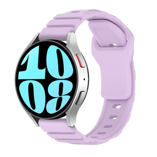 18mm Armor Silicone Watch Band(Purple) - 20mm Bands by PMC Jewellery | Online Shopping South Africa | PMC Jewellery