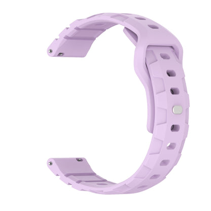 18mm Armor Silicone Watch Band(Purple) - 20mm Bands by PMC Jewellery | Online Shopping South Africa | PMC Jewellery