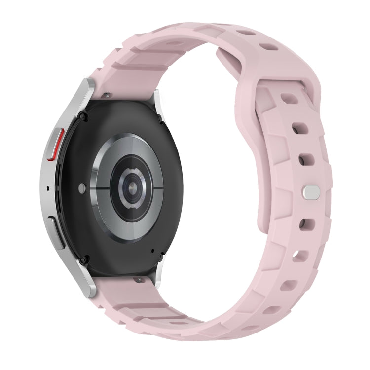 20mm Armor Silicone Watch Band(Pink) - 20mm Bands by PMC Jewellery | Online Shopping South Africa | PMC Jewellery