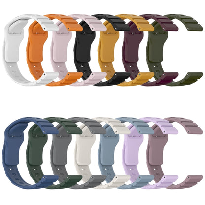 18mm Armor Silicone Watch Band(Purple) - 20mm Bands by PMC Jewellery | Online Shopping South Africa | PMC Jewellery