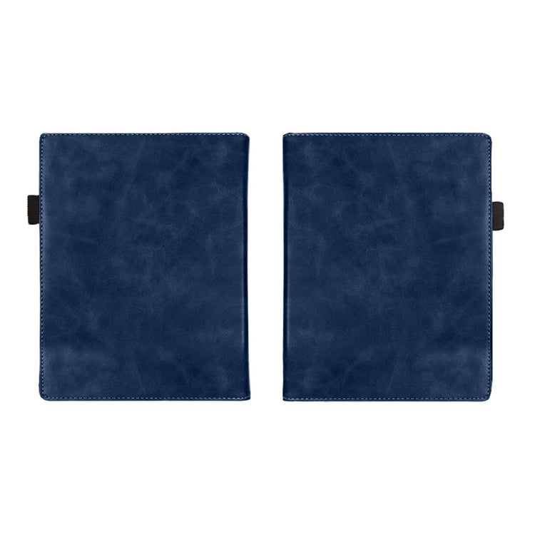 For Pocketbook InkPad Color 2 / 3 Calfskin Leather Smart Tablet Case(Blue) - Others by PMC TechLife | Online Shopping South Africa | PMC TechLife | Buy Now Pay Later Mobicred