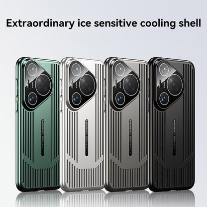 For Huawei Pura 70 Pro / Pura 70 Pro+ Ice Sense Heat Dissipation Electroplating Frosted Phone Case(Silver) - Huawei Cases by PMC Jewellery | Online Shopping South Africa | PMC Jewellery | Buy Now Pay Later Mobicred