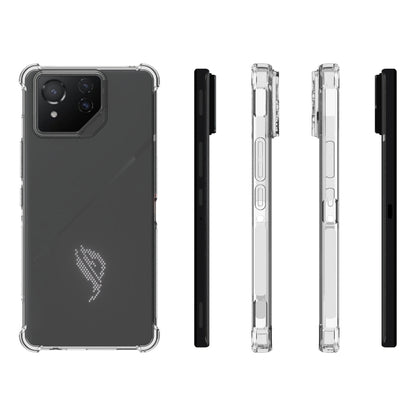 For Asus ROG Phone 8 Shockproof Non-slip Thickening TPU Phone Case(Transparent) - ASUS Cases by PMC Jewellery | Online Shopping South Africa | PMC Jewellery