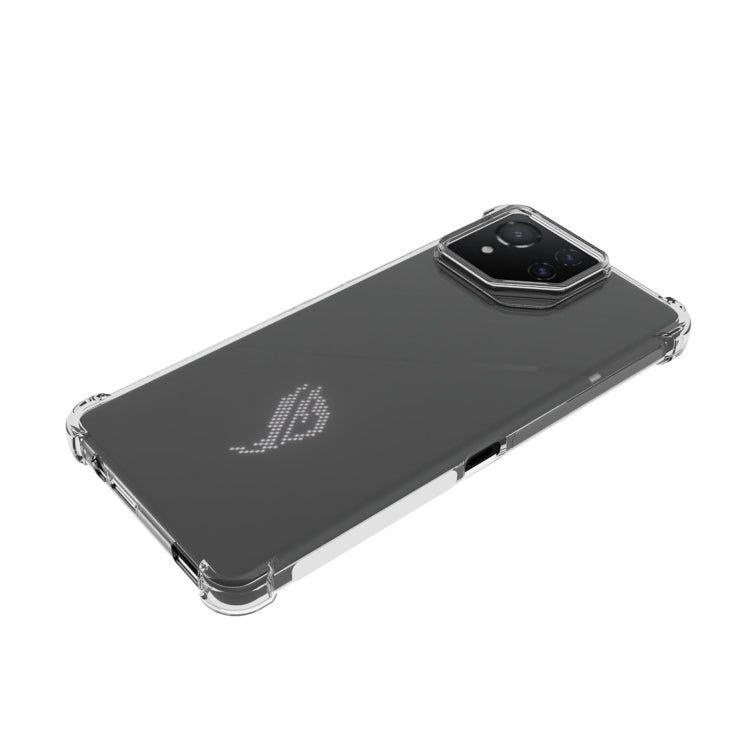 For Asus ROG Phone 8 Shockproof Non-slip Thickening TPU Phone Case(Transparent) - ASUS Cases by PMC Jewellery | Online Shopping South Africa | PMC Jewellery