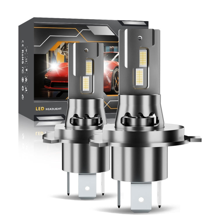 H4 Pair 22W 2000lm 6000K Car LED Direct Plug-in Headlight Bulb - LED Headlamps by PMC Jewellery | Online Shopping South Africa | PMC Jewellery | Buy Now Pay Later Mobicred