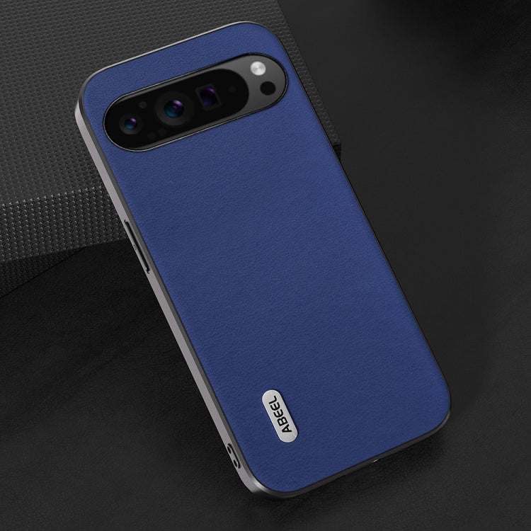 For Google Pixel 9 Pro ABEEL Arashi Texture PU Phone Case(Deep Sea) - Google Cases by PMC TechLife | Online Shopping South Africa | PMC TechLife | Buy Now Pay Later Mobicred