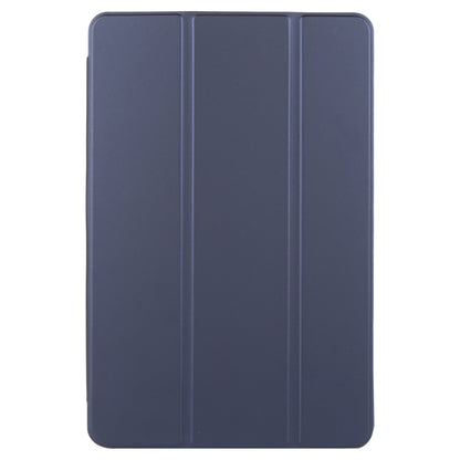 For Huawei MatePad SE 11 2024 Tri-fold Silicone Leather Tablet Case(Dark Blue) - Huawei by PMC Jewellery | Online Shopping South Africa | PMC Jewellery | Buy Now Pay Later Mobicred