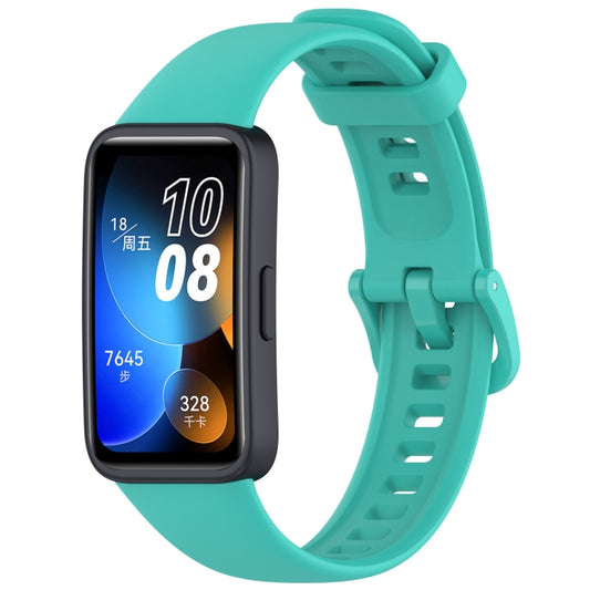 For Huawei Band 9 / 9 NFC Solid Color Colorful Buckle Silicone Watch Band(Teal) - Watch Bands by PMC Jewellery | Online Shopping South Africa | PMC Jewellery