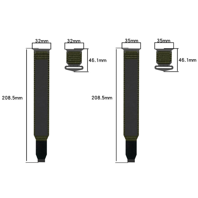 For Apple Watch SE 44mm Nylon Hook And Loop Fastener Watch Band(Grey) - Watch Bands by PMC TechLife | Online Shopping South Africa | PMC TechLife | Buy Now Pay Later Mobicred