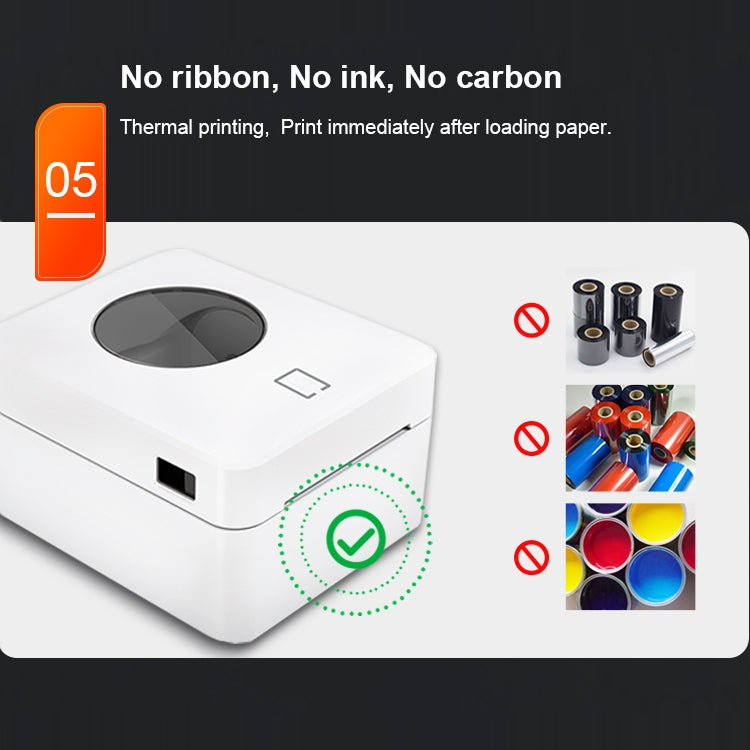 ZJ-9250 100x150mm USB Bluetooth Thermal Label Printer, Plug:AU Plug(Black) - Receipt Printers by PMC TechLife | Online Shopping South Africa | PMC TechLife | Buy Now Pay Later Mobicred