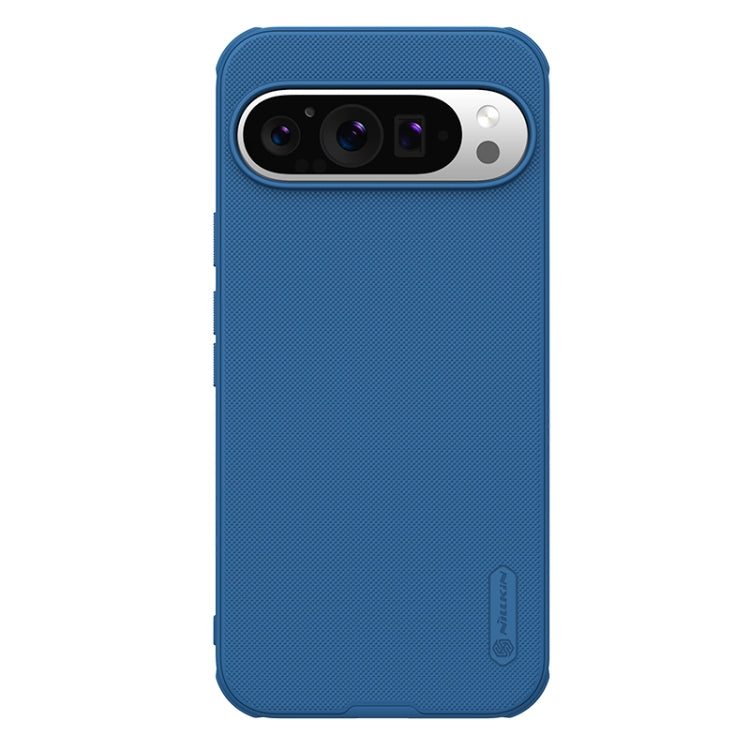 For Google Pixel 9 Pro NILLKIN Frosted Shield Pro PC + TPU Phone Case(Blue) - Google Cases by NILLKIN | Online Shopping South Africa | PMC Jewellery