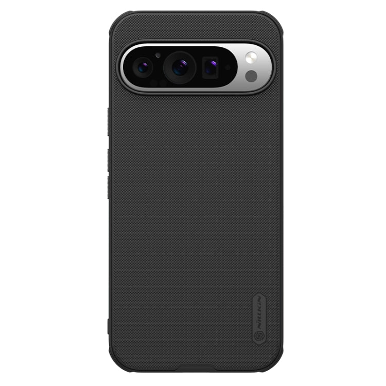 For Google Pixel 9 Pro NILLKIN Frosted Shield Pro Magnetic Phone Case(Black) - Google Cases by NILLKIN | Online Shopping South Africa | PMC Jewellery | Buy Now Pay Later Mobicred