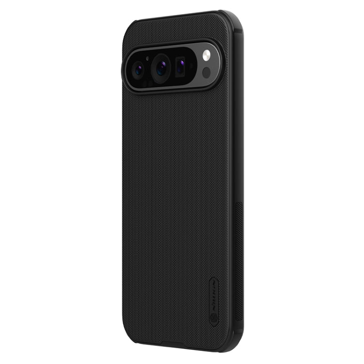 For Google Pixel 9 Pro NILLKIN Frosted Shield Pro Magnetic Phone Case(Black) - Google Cases by NILLKIN | Online Shopping South Africa | PMC Jewellery | Buy Now Pay Later Mobicred