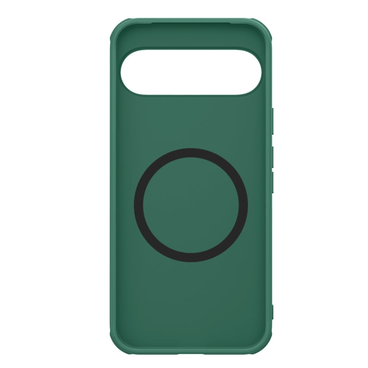 For Google Pixel 9 Pro NILLKIN Frosted Shield Pro Magnetic Phone Case(Green) - Google Cases by NILLKIN | Online Shopping South Africa | PMC Jewellery | Buy Now Pay Later Mobicred