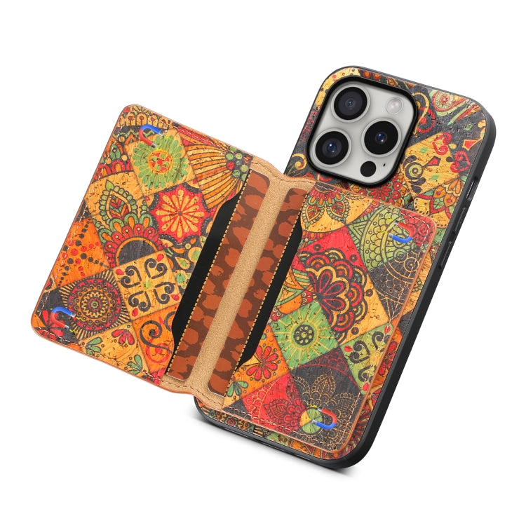 For iPhone 16 Pro Card Slot Holder Phone Case(Autumn Yellow) - iPhone 16 Pro Cases by PMC TechLife | Online Shopping South Africa | PMC TechLife | Buy Now Pay Later Mobicred