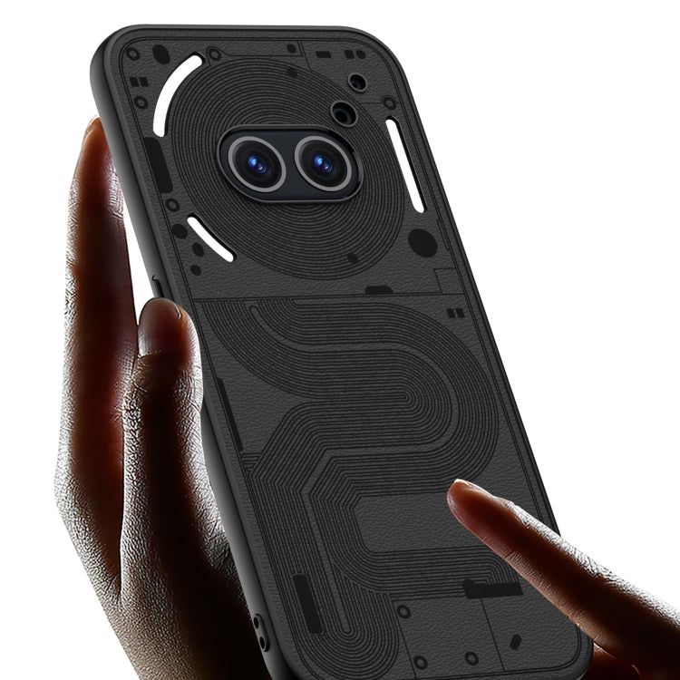 For Nothing Phone 2A GKK Skin Feel Leather Phone Case(Carbon Fiber Texture) - More Brand by GKK | Online Shopping South Africa | PMC Jewellery | Buy Now Pay Later Mobicred