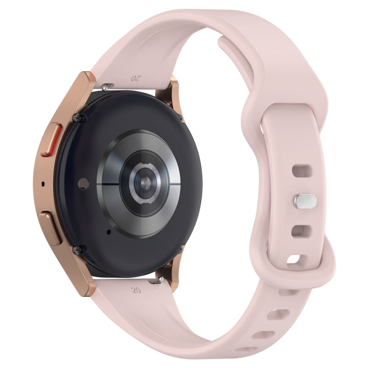 20mm Slim Reverse Buckle Silicone Watch Band(Light Pink) - 20mm Bands by PMC TechLife | Online Shopping South Africa | PMC TechLife