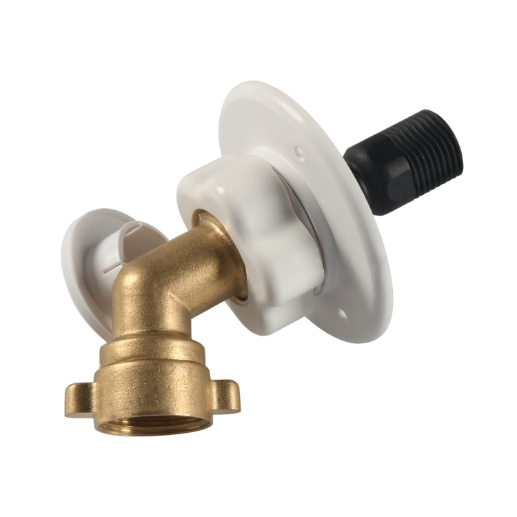 RV Water Inlet Check Valve Set with 45 Degree 3/4 Connector Adapter(Yellow) - Others by PMC TechLife | Online Shopping South Africa | PMC TechLife | Buy Now Pay Later Mobicred