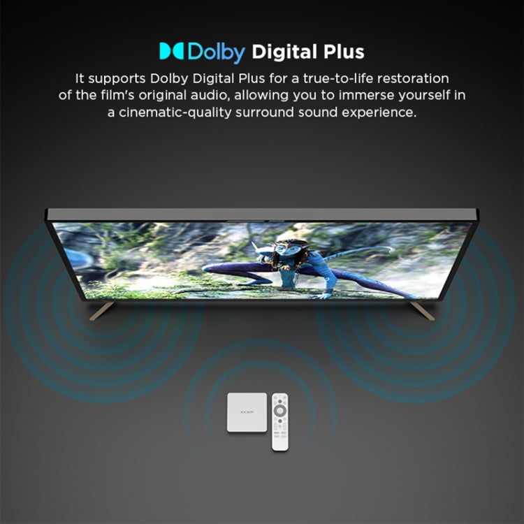 Kickpi KP1 Dual Band WiFi 4K HD Android TV Box, RAM:2GB+32GB(US Plug) - Amlogic S905 by PMC Jewellery | Online Shopping South Africa | PMC Jewellery | Buy Now Pay Later Mobicred