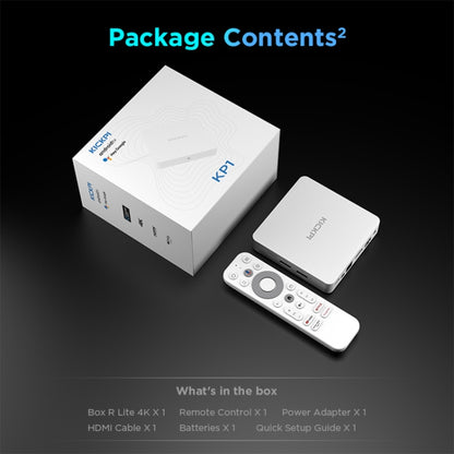 Kickpi KP1 Dual Band WiFi 4K HD Android TV Box, RAM:2GB+32GB(US Plug) - Amlogic S905 by PMC Jewellery | Online Shopping South Africa | PMC Jewellery | Buy Now Pay Later Mobicred