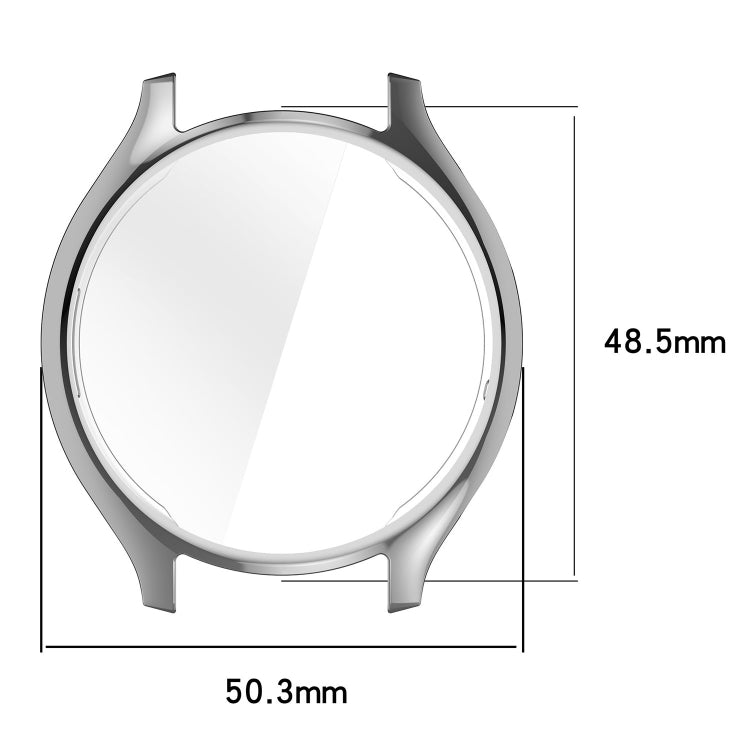 For Xiaomi Watch 2 Full Coverage TPU Electroplated Watch Protective Case(Blue) - Watch Cases by PMC TechLife | Online Shopping South Africa | PMC TechLife
