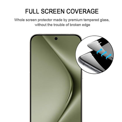 For Huawei Pura 70 Pro / 70 Pro+ Edge Glue 9H HD 3D Curved Edge Tempered Glass Film(Black) - Huawei Tempered Glass by PMC Jewellery | Online Shopping South Africa | PMC Jewellery | Buy Now Pay Later Mobicred