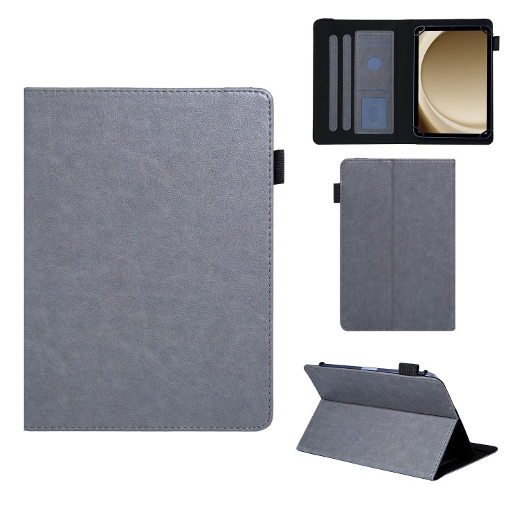 8 inch Extraordinary Series Leather Tablet Case(Grey) - 8 inch by PMC TechLife | Online Shopping South Africa | PMC TechLife | Buy Now Pay Later Mobicred