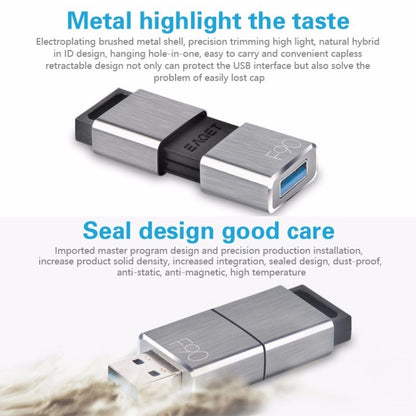 EAGET F90 256G USB 3.0 Interface Metal Flash U Disk - USB Flash Drives by EAGET | Online Shopping South Africa | PMC Jewellery | Buy Now Pay Later Mobicred