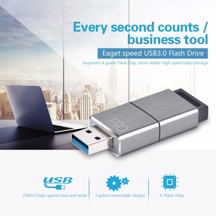 EAGET F90 64G USB 3.0 Interface Metal Flash U Disk - USB Flash Drives by EAGET | Online Shopping South Africa | PMC Jewellery | Buy Now Pay Later Mobicred