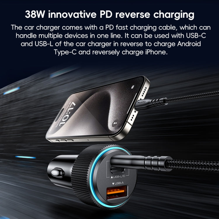 Yesido Y60 38W Car Fast Charging Charger(Black) - Car Charger by Yesido | Online Shopping South Africa | PMC TechLife | Buy Now Pay Later Mobicred