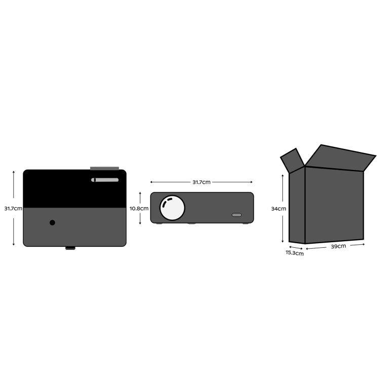 D4000 1080P HD Home Portable LED Projector WiFi Same Screen Version(US Plug) - free shipping - PMC TechLife - Order now!