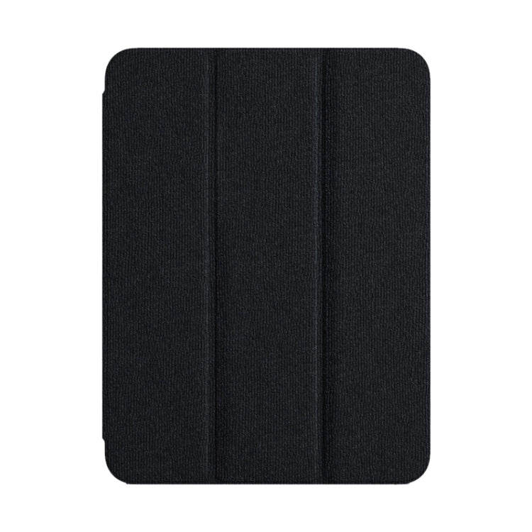 For iPad Air 10.9 2022 / 2020 ZGA Tri-Fold Voltage Smart Leather Tablet Case(Black) - free shipping - PMc TechLife - Order now!