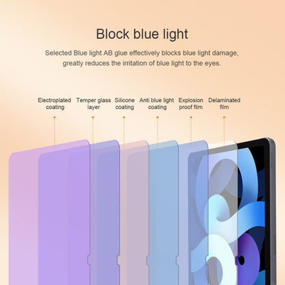 For iPad Air 10.9 2024 NILLKIN V+ Series Anti-Blue Light Tempered Glass Protective Film - More iPad Tempered Glass by NILLKIN | Online Shopping South Africa | PMC Jewellery | Buy Now Pay Later Mobicred