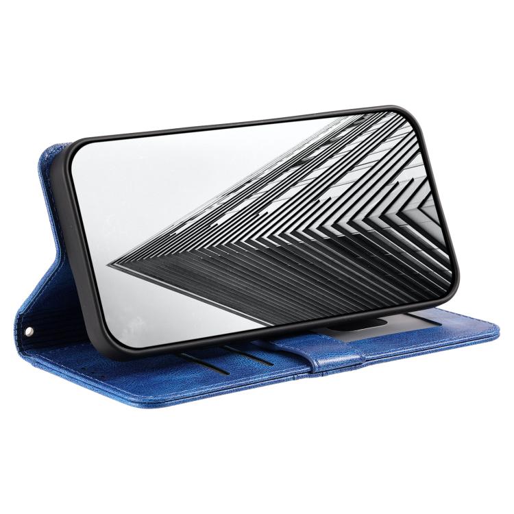 For iPhone 16e Simple 6-Card Wallet Leather Phone Case(Blue) - free shipping - PMC TechLife - Order now!