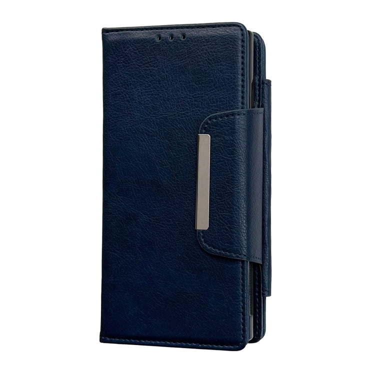 For Google Pixel 8 Multifunctional 7-Card Wallet Leather Phone Case(Royal Blue) - Google Cases by PMC TechLife | Online Shopping South Africa | PMC TechLife | Buy Now Pay Later Mobicred