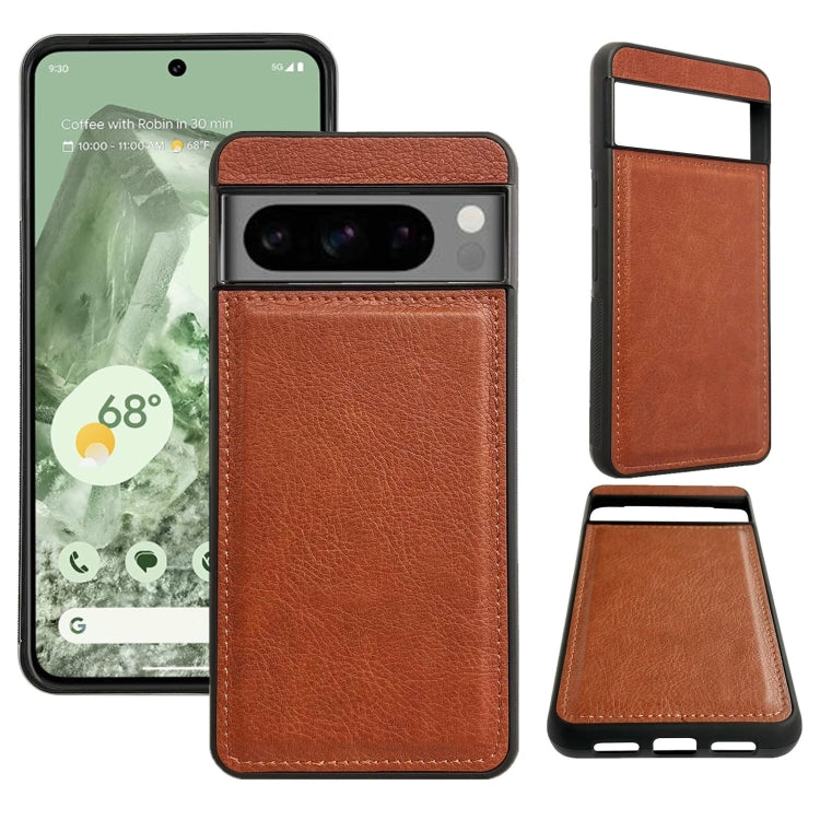 For Google Pixel 6 Pro Multifunctional 7-Card Wallet Leather Phone Case(Brown) - Google Cases by PMC TechLife | Online Shopping South Africa | PMC TechLife | Buy Now Pay Later Mobicred