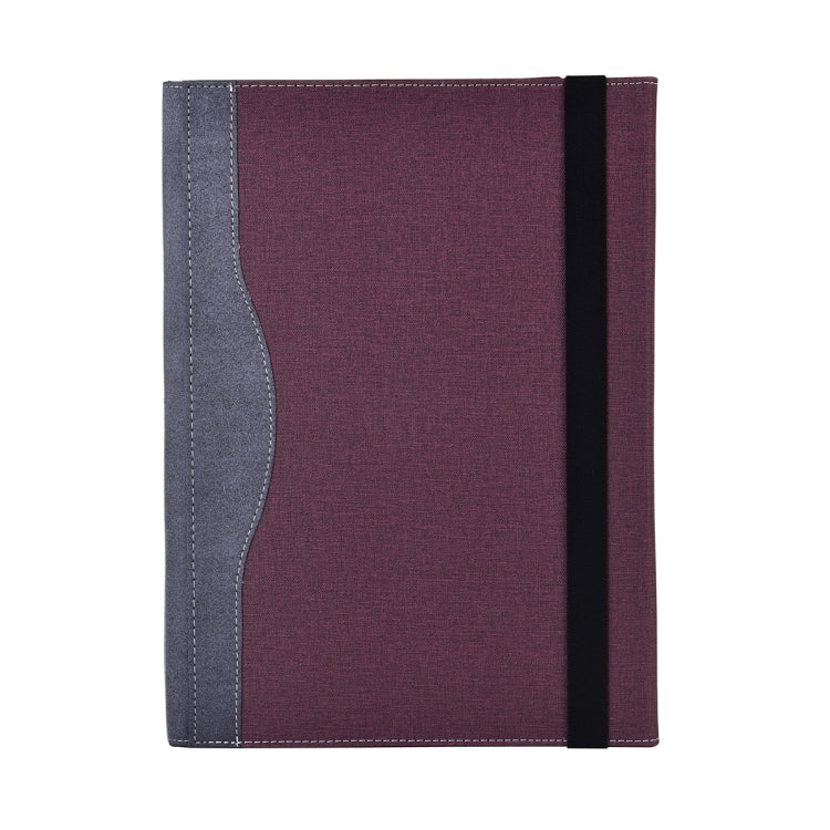 For Lenovo ThinkPad X1 Carbon Gen 10 Cloth Texture Laptop Leather Protective Case(Wine Red) - Other by PMC Jewellery | Online Shopping South Africa | PMC Jewellery | Buy Now Pay Later Mobicred